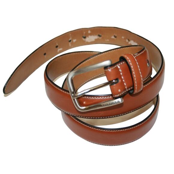 Tommy Hilfiger Men's Everyday Casual Belt with Classic Harness Buckle Size 38-40 - Picture 1 of 8